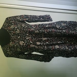 Old Navy Floral Rabbit Tunic Dress in Size Medium